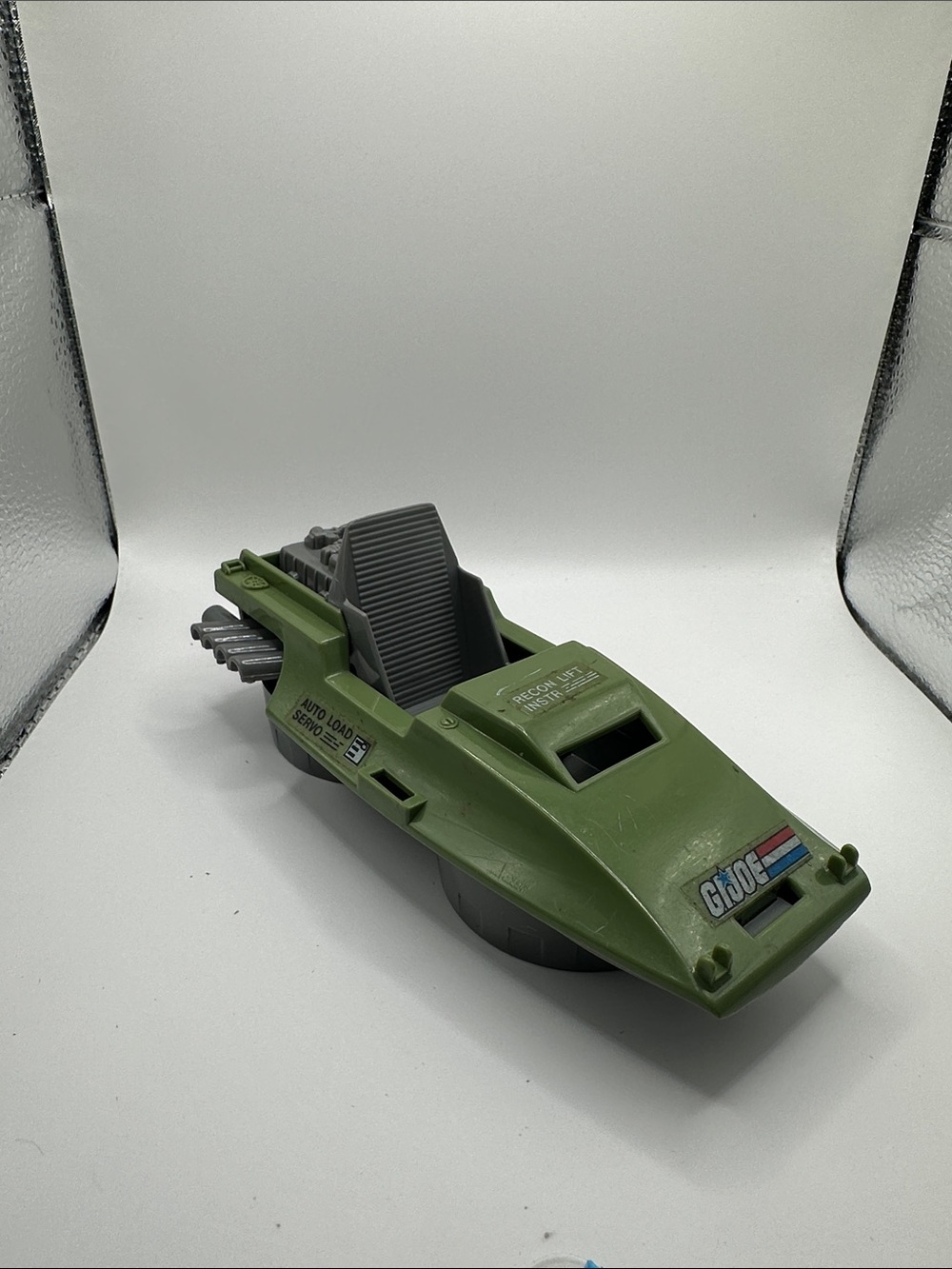 Hasbro G.I. Joe Olive Green Motorized Hovercraft Vehicle